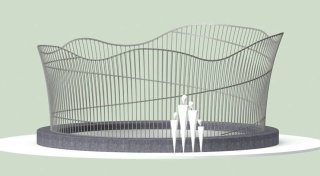 Ein eingezäunter Humboldt-Sprudel stellt die Ziele des Bad Oeynhausener Solegartens infrage