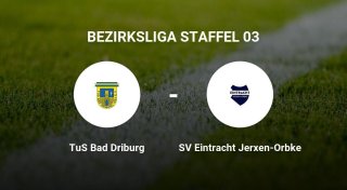 SV Eintracht Jerxen-Orbke verliert gegen TuS Bad Driburg