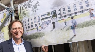 Lange umstrittener Altenheim-Neubau in Bielefeld feiert Richtfest