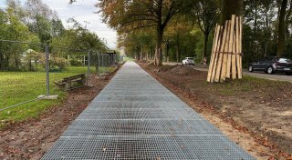 Metallgitter an Corveyer Allee in Höxter haben besondere Funktion