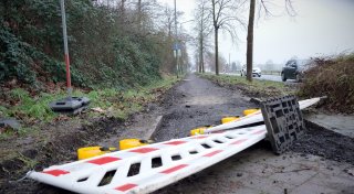 Erneute Verzögerung: Radwegsanierung an der Bünder Straße in Löhne stockt