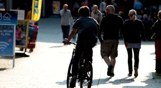 So will die Stadt Bünde gegen Rüpel-Radler in der Fußgängerzone vorgehen