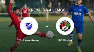 TuS Asemissen behauptet sich mit knappem Sieg gegen den SV Wüsten