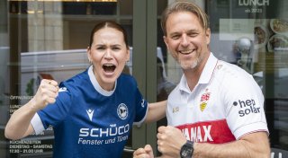 Stuttgarter Ex-Fußballprofi bei Bielefelder Burgerkette - was hinter dem Social-Media-Hit steckt
