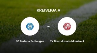 Das Match zwischen der FC Fortuna Schlangen und dem SV Diestelbruch-Mosebeck endet unentschieden