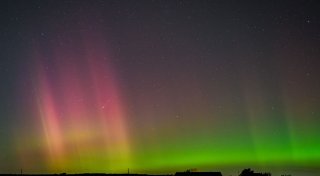 Polarlichter über dem Norden und Osten