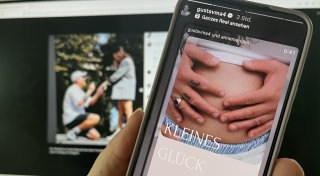 Paderborner Gustav Masurek und GZSZ-Star Anne Menden verkünden Baby-News