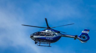 Polizeihubschrauber über Bielefeld im Einsatz - das war der Grund