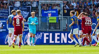 Das sagt Arminia-Torwart Jonas Kersken über seinen Platzverweis in Kiel