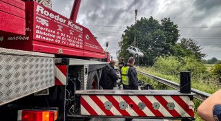 Nach spektakulärem Unfall zwischen Herford und Bielefeld: War Sekundenschlaf die Ursache?