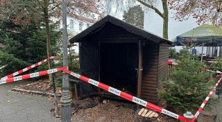 Ursache für abgebrannte Weihnachtshütte in Herford festgestellt
