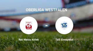 Das Match zwischen dem Rot Weiss Ahlen und dem TuS Ennepetal endet unentschieden