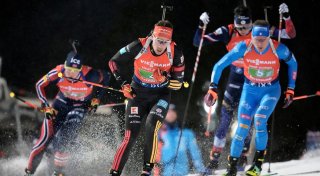 Deutsche Biathlon-Mixedstaffel in Östersund nur Achte