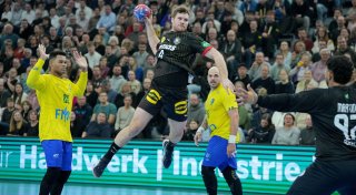 WM im Blick: Handballer gewinnen gegen Brasilien