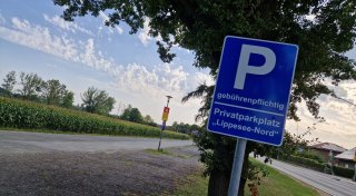 Parkplätze am Lippesee in Paderborn: Hier müssen Besucher jetzt fürs Parken zahlen