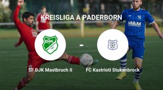 Enger Ausgang für SF DJK Mastbruch II gegen FC Kastrioti Stukenbrock