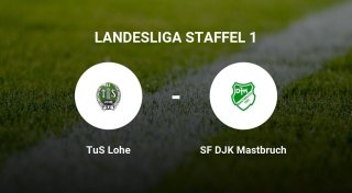 Das Spiel zwischen dem TuS Lohe und den SF DJK Mastbruch endet unentschieden