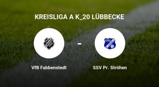 SSV Pr. Ströhen ergibt sich dem VfB Fabbenstedt