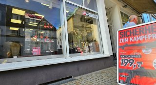 Eklat im Waffen-Laden in der Bielefelder Altstadt