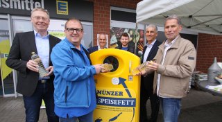 „Wir machen aus altem Fett etwas Gutes“ - Wo die neuen Speisefett-Container stehen