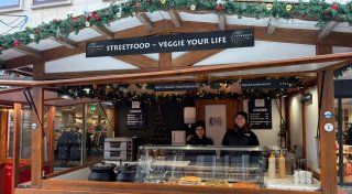 Vegan essen auf dem Bielefelder Weihnachtsmarkt: Hier gibt es vegane Leckereien
