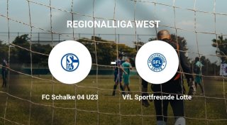 FC Schalke 04 U23 bietet VfL Sportfreunde Lotte Paroli