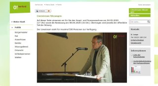 Kein Interesse und Kosten zu hoch: Ratssitzungen in Herford werden nicht mehr live übertragen