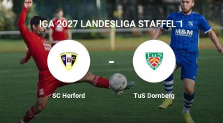 Der SC Herford gegen das Team des TuS Dornberg