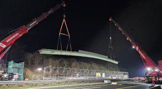 Restarbeiten an der „Schnapsbrücke“ über der A2: Teilsperrungen ab Montag
