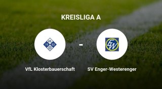 Das Spiel zwischen dem VfL Klosterbauerschaft und dem SV Enger-Westerenger endet unentschieden