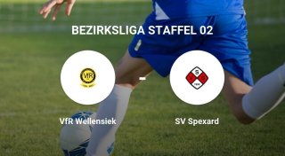 Das Match zwischen dem VfR Wellensiek und dem SV Spexard endet unentschieden