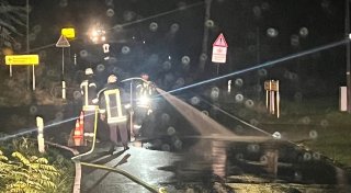 Auf 800 Metern Gülle verloren: Feuerwehr Borgentreich im Säuberungs-Einsatz