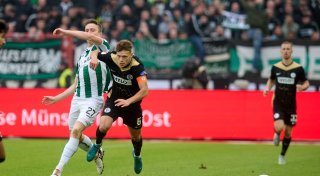 Elversberg verpasst dritten Sieg in Serie: 1:1 in Münster