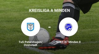 TuS Petershagen/Ovenstädt behauptet sich mit knappem Sieg gegen SVKT 07 Minden II
