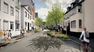 Mehr Bäume, weniger Verkehr: Architekt hat große Ideen für wichtige Bielefelder Straße