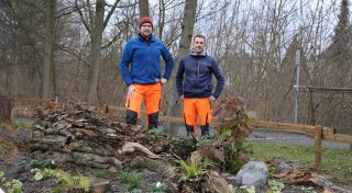 Azubis der Stadtwerke Bad Oeynhausen setzten sich für Artenvielfalt ein