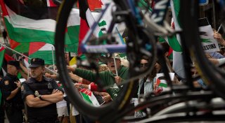 Wieder propalästinensische Proteste bei Vuelta