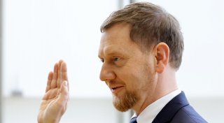 Ministerpräsident Kretschmer in Sachsen wiedergewählt
