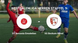 Das Match zwischen der SV Borussia Emsdetten und der SG Bockum-Hövel endet unentschieden
