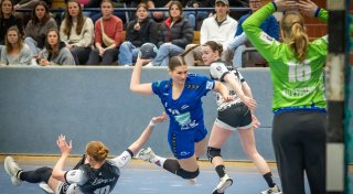 Jöllenbecks Handballerinnen unterliegen den Besten der Saison