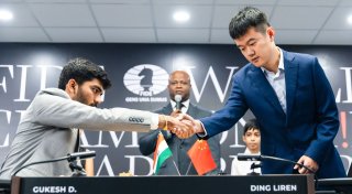 Schach-WM: Liren und Gukesh punktgleich ins letzte Spiel