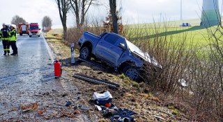 Überholmanöver im Hagelschauer: Schwerer Unfall auf der B68 bei Lichtenau