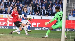 2:2 - Arminia rettet einen Punkt gegen Hannover 96 II