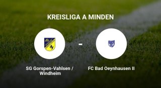 SG Gorspen-Vahlsen/Windheim sichert sich knappen Sieg gegen FC Bad Oeynhausen II