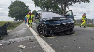 Motorradfahrer nach Kollision auf der B252 bei Warburg lebensgefährlich verletzt