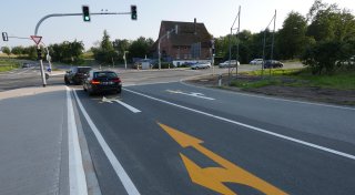 Peinlicher Fehler bei Ampelbau für Industriepark Lippe bei Steinheim