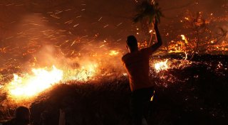 Brandbekämpfer auf Chios: «Mit allen Mitteln angreifen»