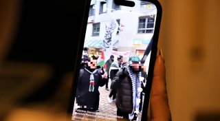 Staatsschutz ermittelt: Hamas-Anhänger bei Bielefelder Palästina-Demo?