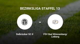 Der Delbrücker SC II gegen das Team des FSV Bad Wünnenberg/Leiberg