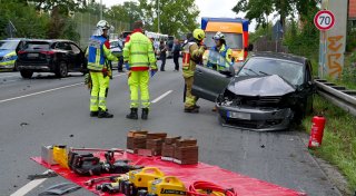 Fünf Verletzte bei Kollision auf dem Paderborner Heinz-Nixdorf-Ring